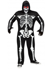 Fade In/Out Skeleton Phantom - Halloween Adult Costumes